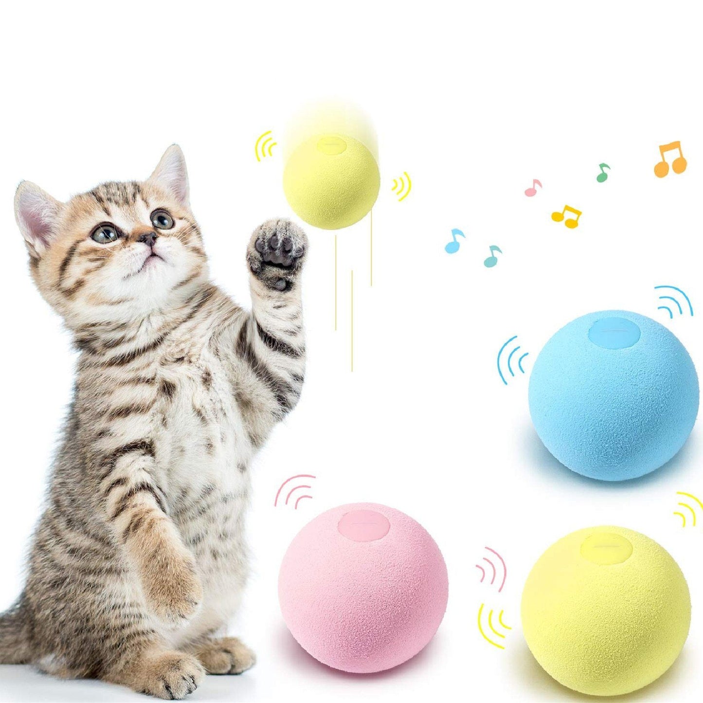 SmartBall™ - Balle intelligente d'apprentissage pour chat - BeauMinou